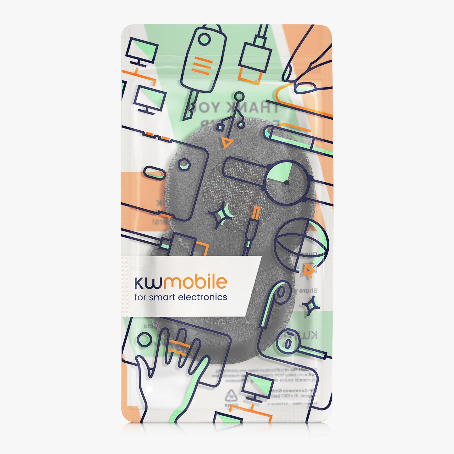 kwmobile Ohr Polster für Jabra Evolve 65 SE Ohrpolster Ersatz Ohrpolster Kopfhörer Ersatzteile Kopfhörer Ersatzpolster für Over Ear Headphones