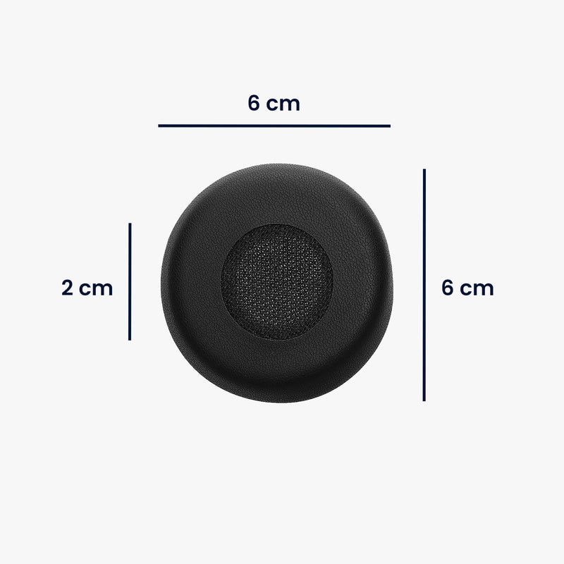 kwmobile Ohr Polster für Jabra Evolve 65 SE Ohrpolster Ersatz Ohrpolster Kopfhörer Ersatzteile Kopfhörer Ersatzpolster für Over Ear Headphones
