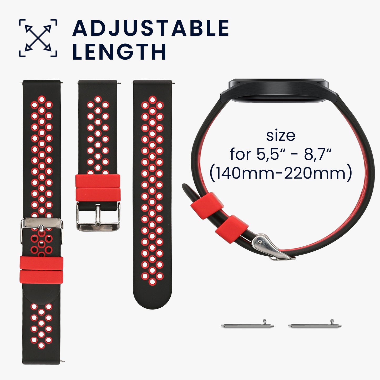 Armband kompatibel mit Xiaomi Watch S4/S4 Sport/S3/S2/Watch S1 Active/Redmi Watch 5 Active
