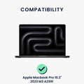 Displayschutzfolie kompatibel mit Apple Macbook Pro 16.2" 2023 M3 A2991