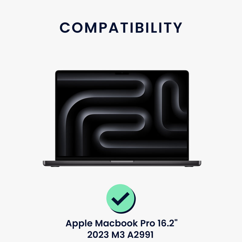 Displayschutzfolie kompatibel mit Apple Macbook Pro 16.2" 2023 M3 A2991
