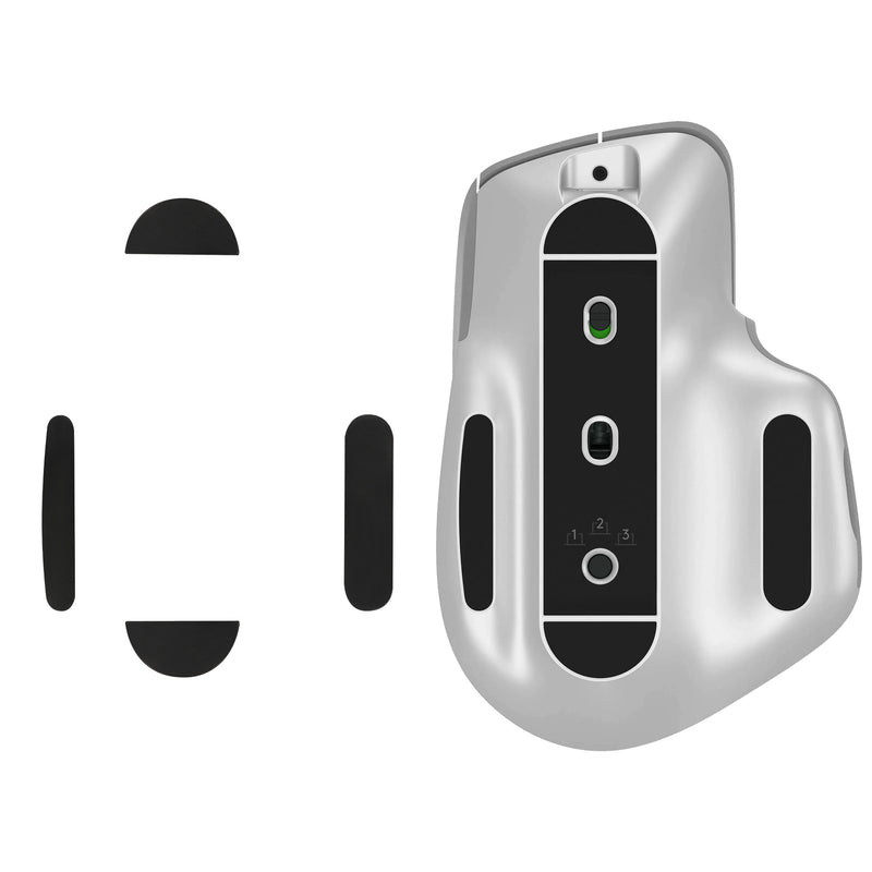 kwmobile Mouse Feet Sticker kompatibel mit Logitech MX Master 3 / 3S Ersatz Glider Mausfüße passgenau Maus Glides