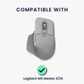 kwmobile Mouse Feet Sticker kompatibel mit Logitech MX Master 3 / 3S Ersatz Glider Mausfüße passgenau Maus Glides