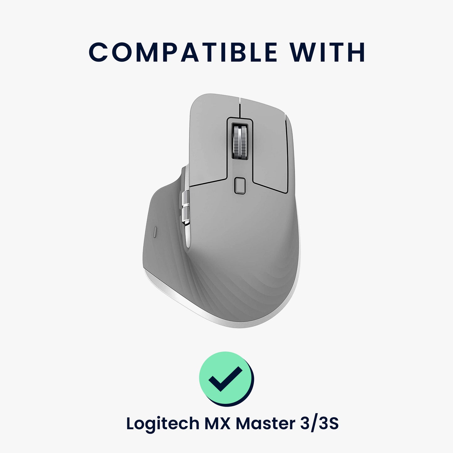 kwmobile Mouse Feet Sticker kompatibel mit Logitech MX Master 3 / 3S Ersatz Glider Mausfüße passgenau Maus Glides