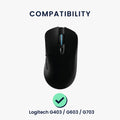 kwmobile Mouse Feet Sticker kompatibel mit Logitech G403 / G603 / G703 Ersatz Glider Mausfüße passgenau Maus Glides