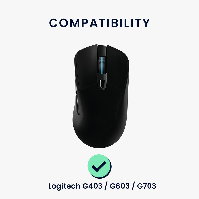 kwmobile Mouse Feet Sticker kompatibel mit Logitech G403 / G603 / G703 Ersatz Glider Mausfüße passgenau Maus Glides
