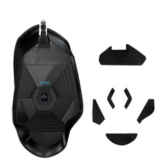 kwmobile Mouse Feet Sticker kompatibel mit Logitech G402 Ersatz Glider - Mausfüße passgenau - Maus Glides in Schwarz Schwarz  