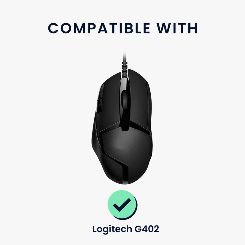 kwmobile Mouse Feet Sticker kompatibel mit Logitech G402 Ersatz Glider Mausfüße passgenau Maus Glides