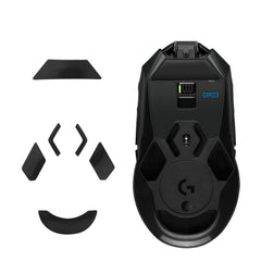 kwmobile Mouse Feet Sticker kompatibel mit Logitech G903 Ersatz Glider Mausfüße passgenau Maus Glides - Schwarz