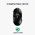 kwmobile Mouse Feet Sticker kompatibel mit Logitech G903 Ersatz Glider Mausfüße passgenau Maus Glides