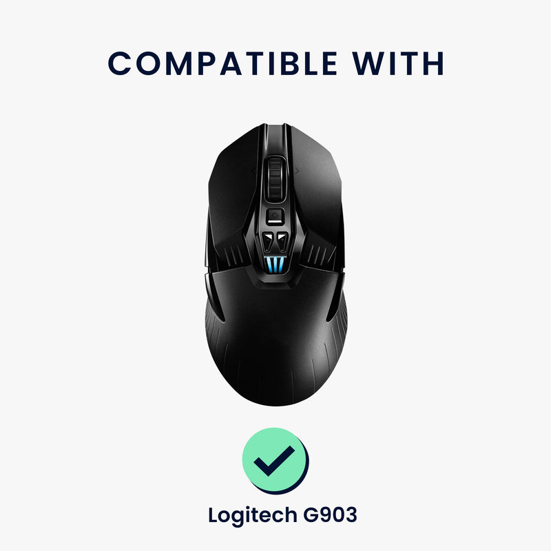 kwmobile Mouse Feet Sticker kompatibel mit Logitech G903 Ersatz Glider Mausfüße passgenau Maus Glides