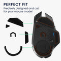 kwmobile Mouse Feet Sticker kompatibel mit Logitech G502 wireless Ersatz Glider Mausfüße passgenau Maus Glides