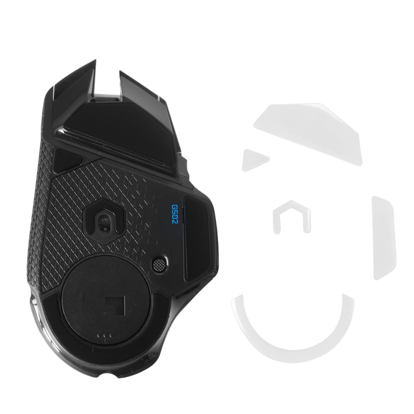 kwmobile Mouse Feet Sticker kompatibel mit Logitech G502 wireless Ersatz Glider - Mausfüße passgenau - Maus Glides in Weiß Weiß  