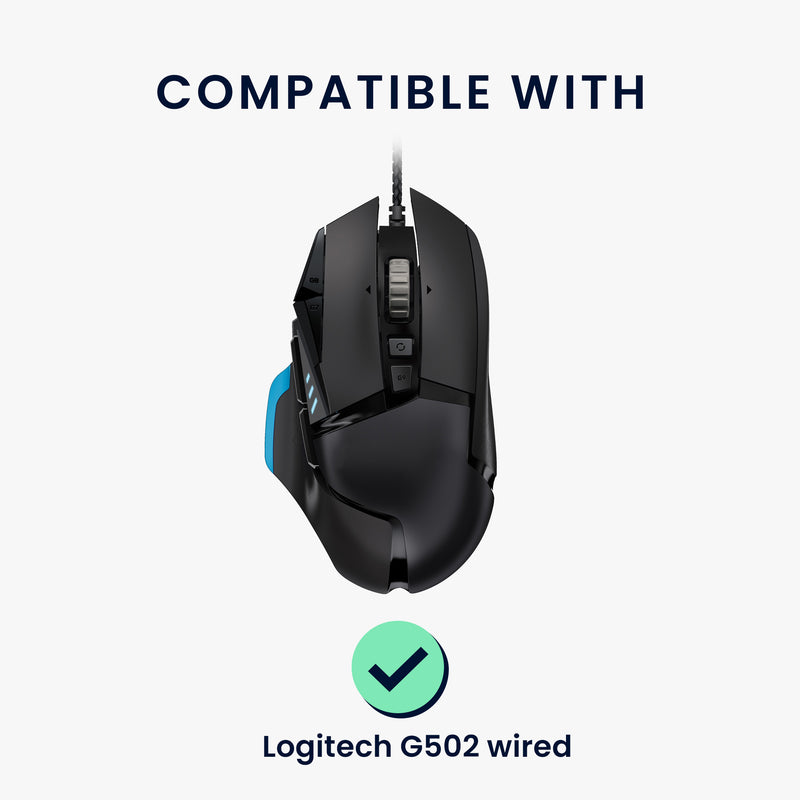 kwmobile Mouse Feet Sticker kompatibel mit Logitech G502 wired Ersatz Glider Mausfüße passgenau Maus Glides