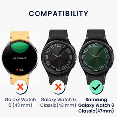 Bezel kompatibel mit Samsung Galaxy Watch 6 Classic 47mm - [dsg02] - Sonstiges