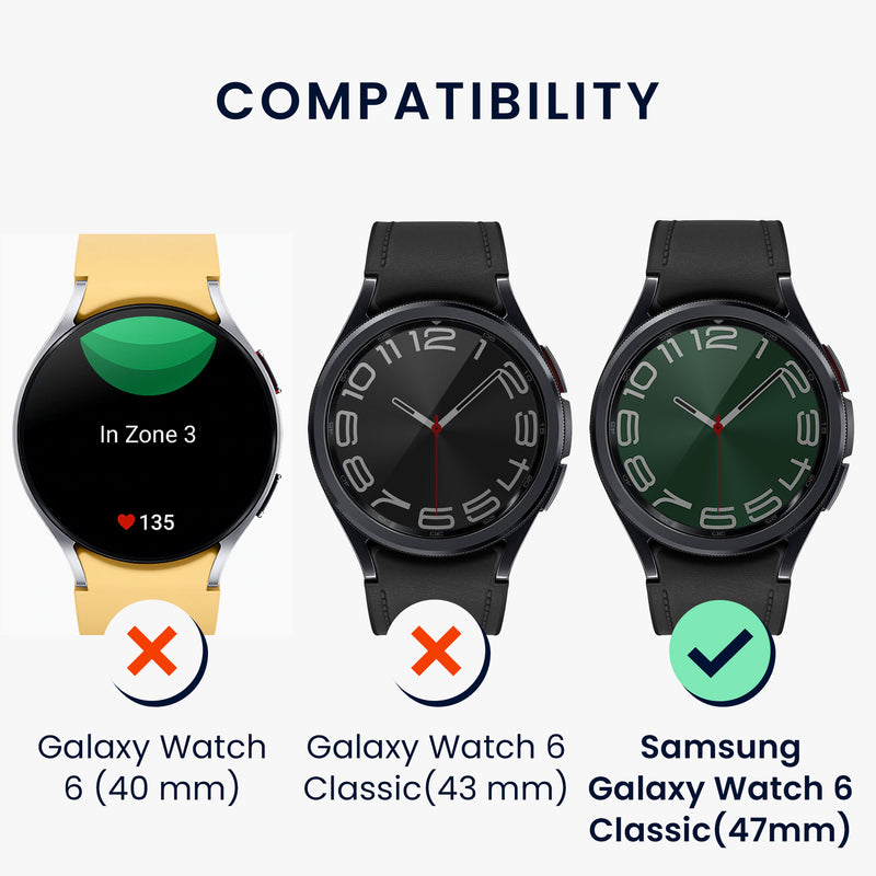 Bezel kompatibel mit Samsung Galaxy Watch 6 Classic 47mm