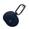 kwmobile Hülle kompatibel mit Google Pixel Buds Pro Hülle - Kopfhörer Case - Silikon Cover mit Verschluss - Schutzhülle in Dunkelblau Dunkelblau  