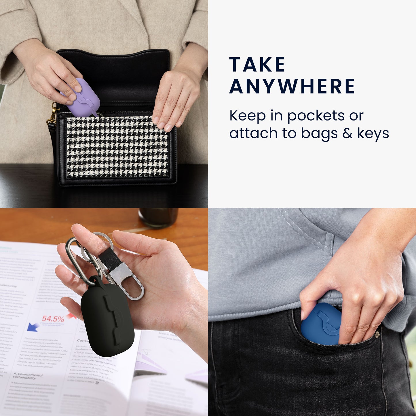 kwmobile Hülle kompatibel mit Beats Fit Pro Kopfhörer Case Schutzhülle