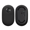 kwmobile Silikon Schutzhülle kompatibel mit Logitech Pebble Mouse Hülle - PC Maus Cover aus softem Silikon - Schwarz Schwarz  