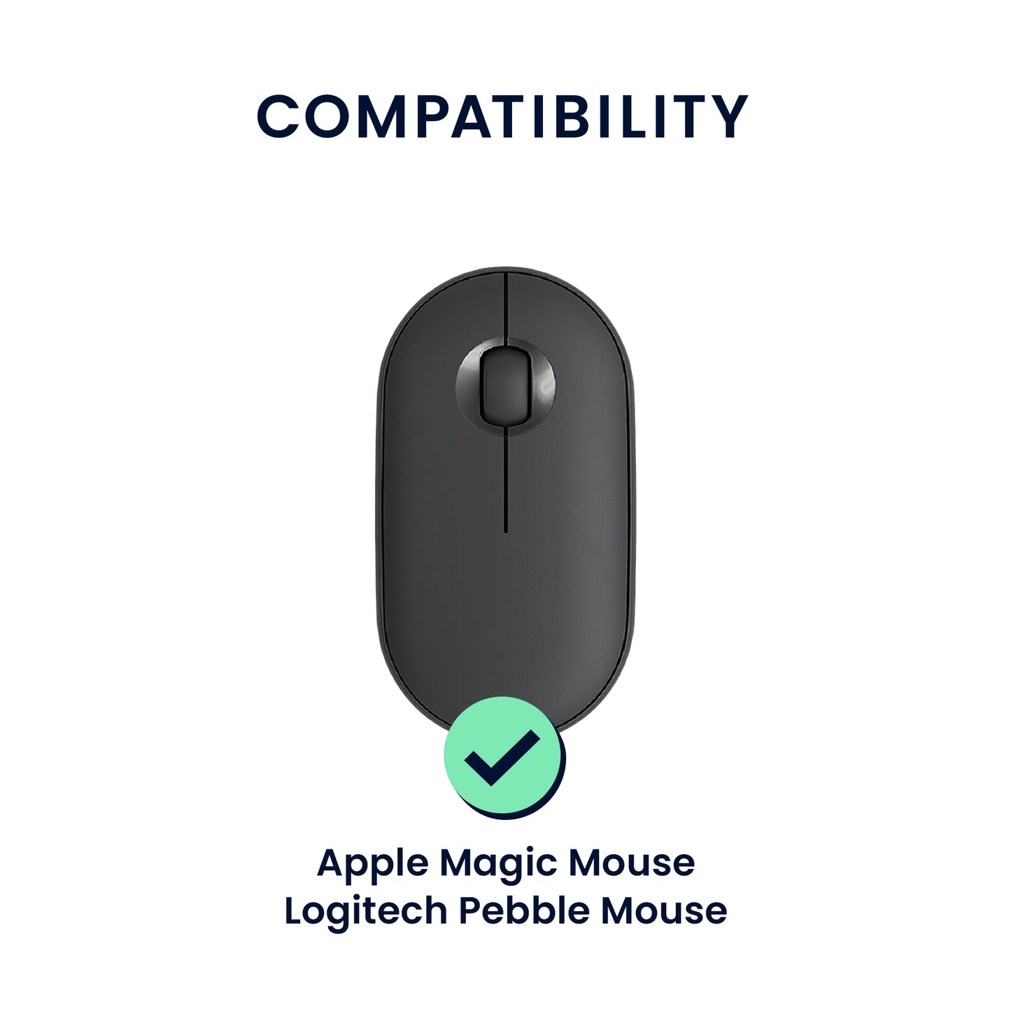 kwmobile Schutzhülle kompatibel mit Logitech Pebble Mouse Hülle PC Maus Cover