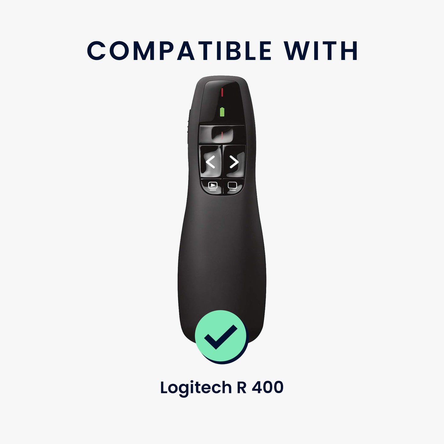 kwmobile Laserpointer Hülle kompatibel mit Logitech R 400 - Remote-Klicker Schutzhülle