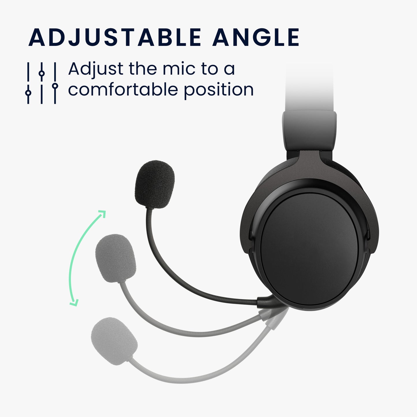 kwmobile Ersatz Kopfhörer Mikrofon kompatibel mit Kingston HyperX Cloud III Headset Gaming Headphones Mikrofon mit 3,5 mm Klinkenstecker