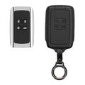 kwmobile Premium Autoschlüssel Schutzhülle kompatibel mit Renault 4-Tasten Smartkey Autoschlüssel (nur Keyless Go) Hülle - Schlüssel Tasche