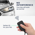 kwmobile Premium Autoschlüssel Schutzhülle kompatibel mit Renault 4-Tasten Smartkey Autoschlüssel (nur Keyless Go) Hülle - Schlüssel Tasche