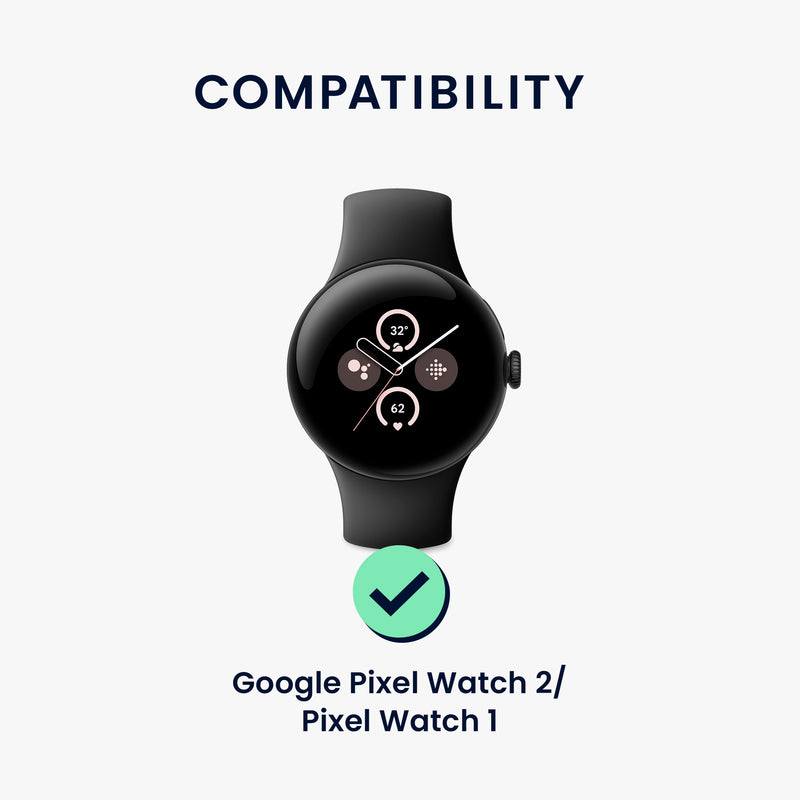 kwmobile Uhrenarmband kompatibel mit Google Pixel Watch 2 / Pixel Watch 1 Ersatz Armband - Ersatzarmband für Smartwatch - 14 - 22 cm Innenmaße