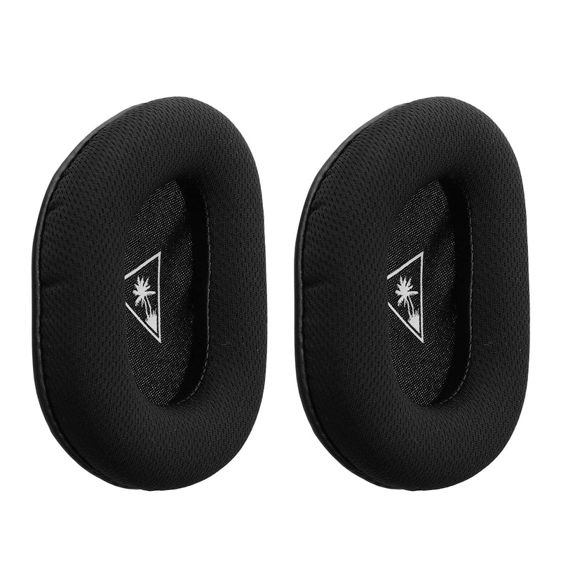 kwmobile 2x Mesh Polyester Ohr Polster für TurtleBeach Beach Recon 70 Ohrpolster - Ersatz Ohrpolster - Kopfhörer Ersatzteile - Kopfhörer Ersatzpolster für Over Ear Headphones Schwarz  