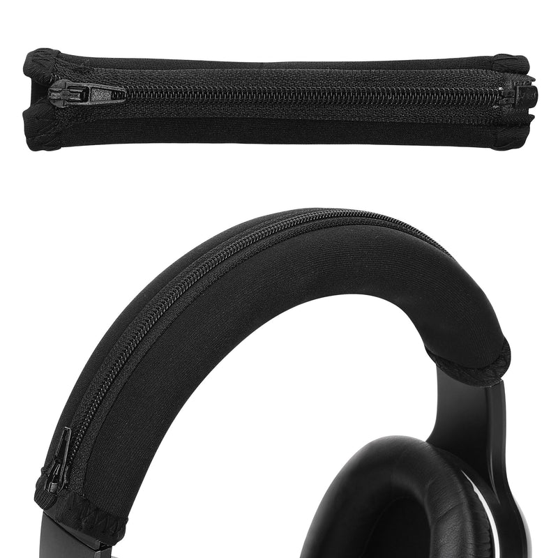 kwmobile Kopfband Abdeckung kompatibel mit AudioTechnica ATH-S200BT / ATH-S220BT Case - Neopren Stirnband Polster - Kopfhörer Schutz - Schwarz Schwarz  
