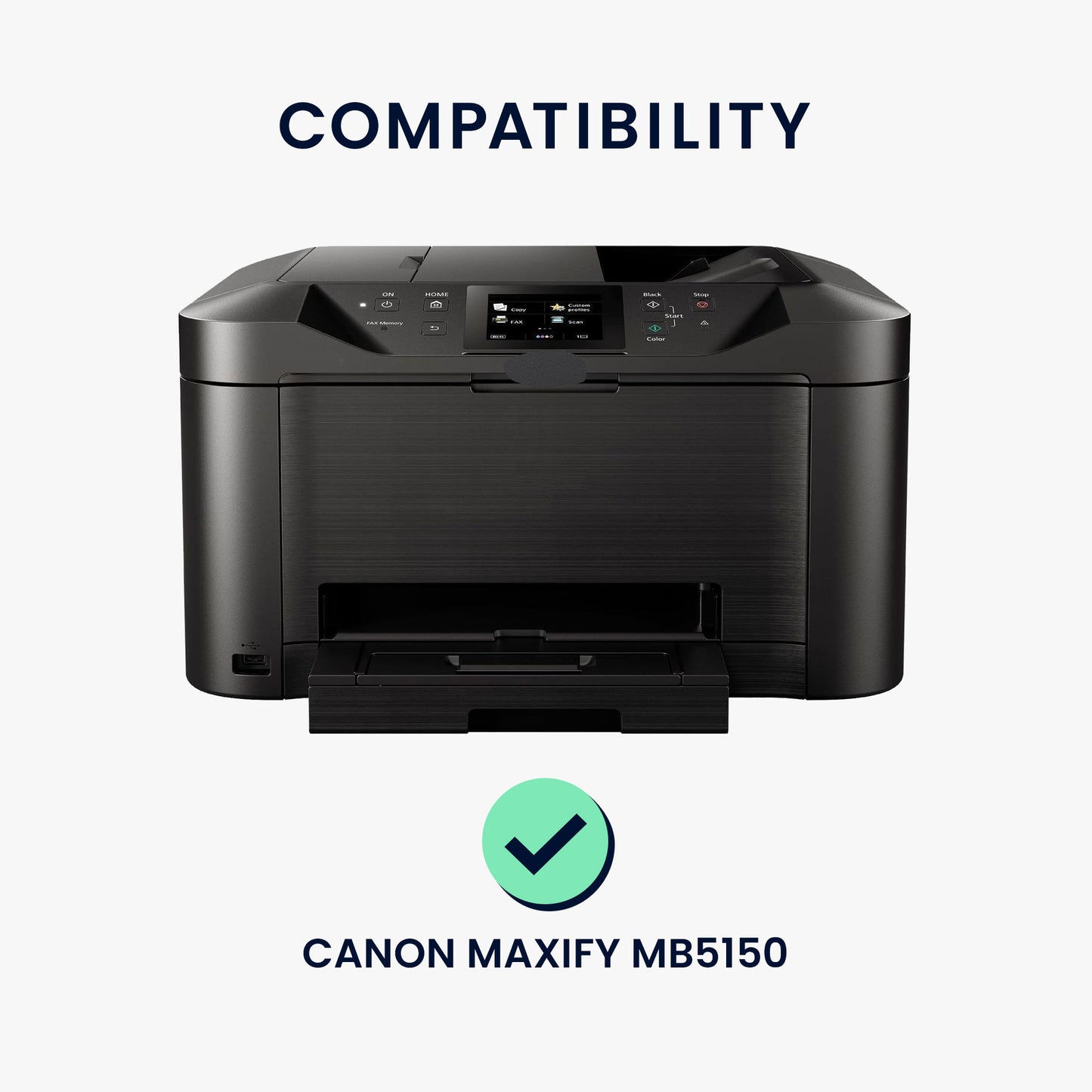 kwmobile Cover kompatibel mit Canon MAXIFY MB5150 - Tasche Hülle Drucker - Staubschutzhülle Schutzhaube Schutzhülle