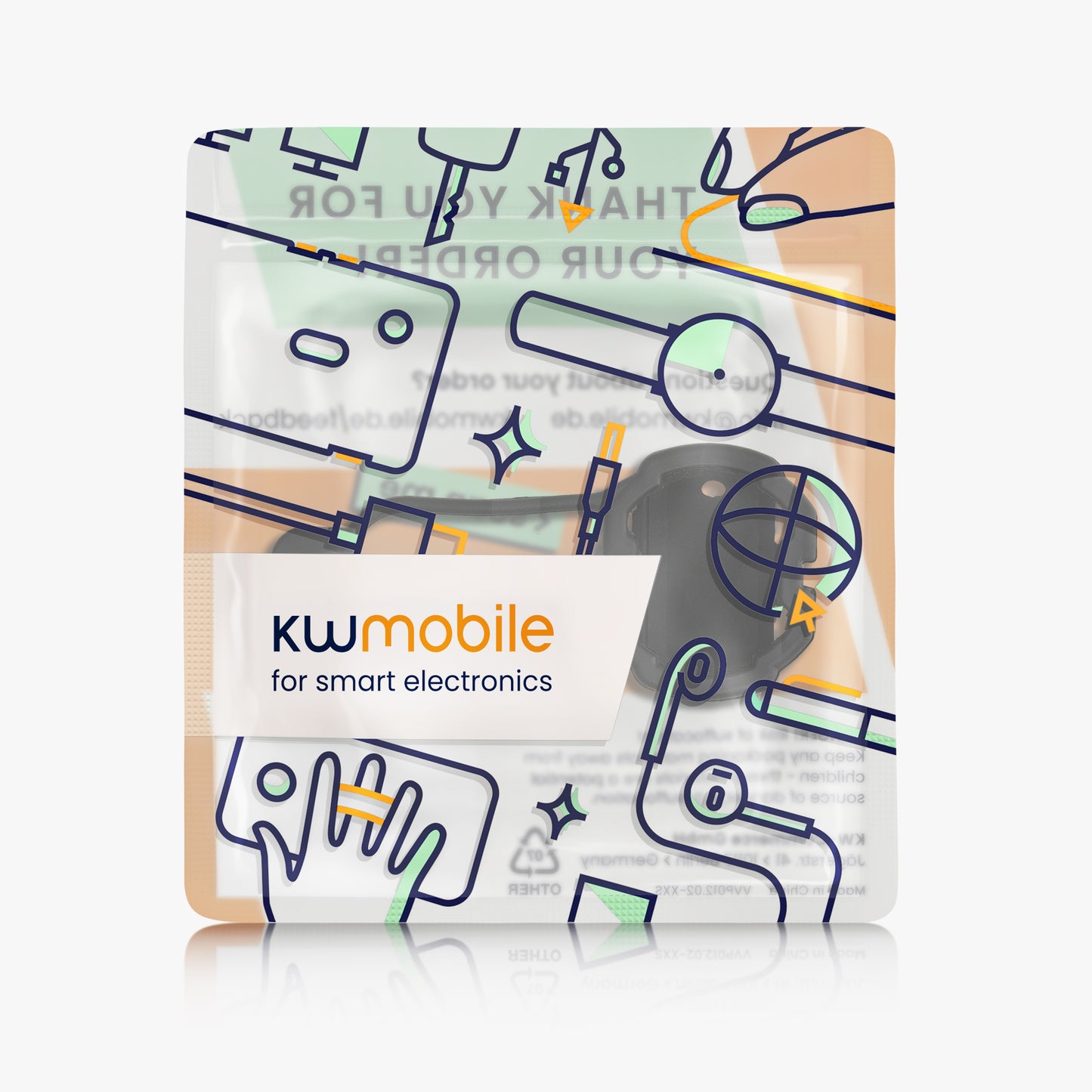 kwmobile Fahrradcomputer Hülle kompatibel mit Garmin Cadence / Bryton / Magene / iGPSPORT Trittfrequenzsensor Schutzhülle Case-Cadence-Sensor