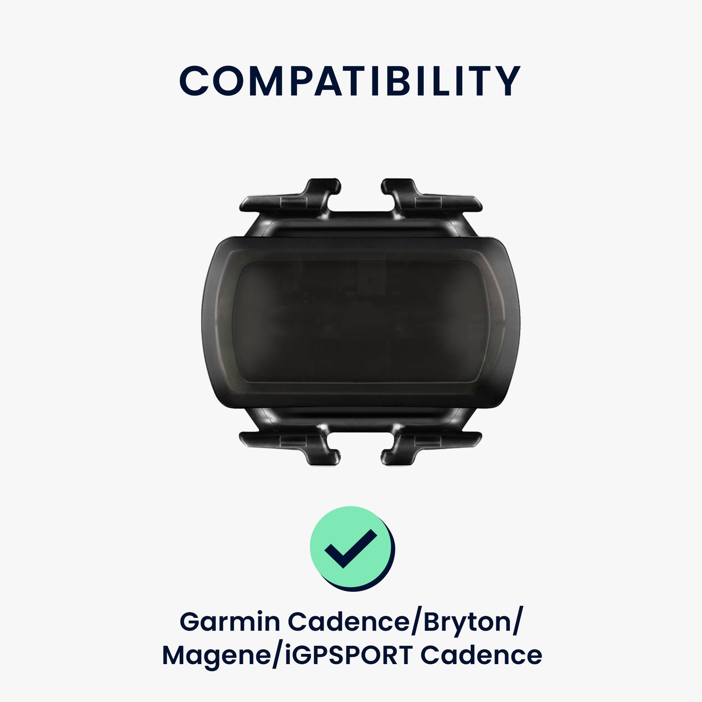 kwmobile Fahrradcomputer Hülle kompatibel mit Garmin Cadence / Bryton / Magene / iGPSPORT Trittfrequenzsensor Schutzhülle Case-Cadence-Sensor