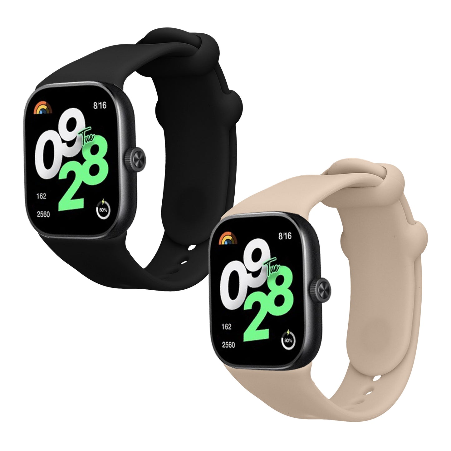 kwmobile Uhrenarmband für Xiaomi Redmi Watch 4 / Watch 5 / Watch 5 eSIM Armband Fitnesstracker Band Set Ersatzarmband Smartwatch