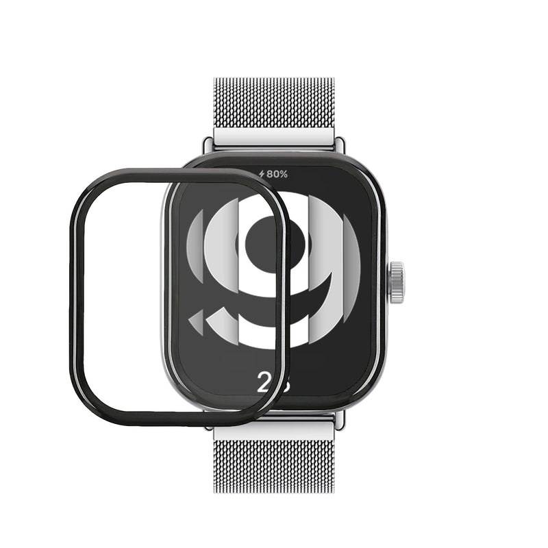 kwmobile 2x Transparente Displayschutzfolie kompatibel mit Xiaomi Redmi Watch 4 Folie - Schutzfolie für Fitness Tracker - robuster Displayschutz Transparent  