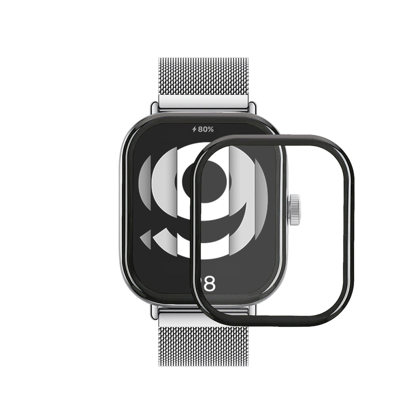 kwmobile Schutzfolie kompatibel mit Xiaomi Redmi Watch 4 Folie Fitness Tracker robuster Displayschutz
