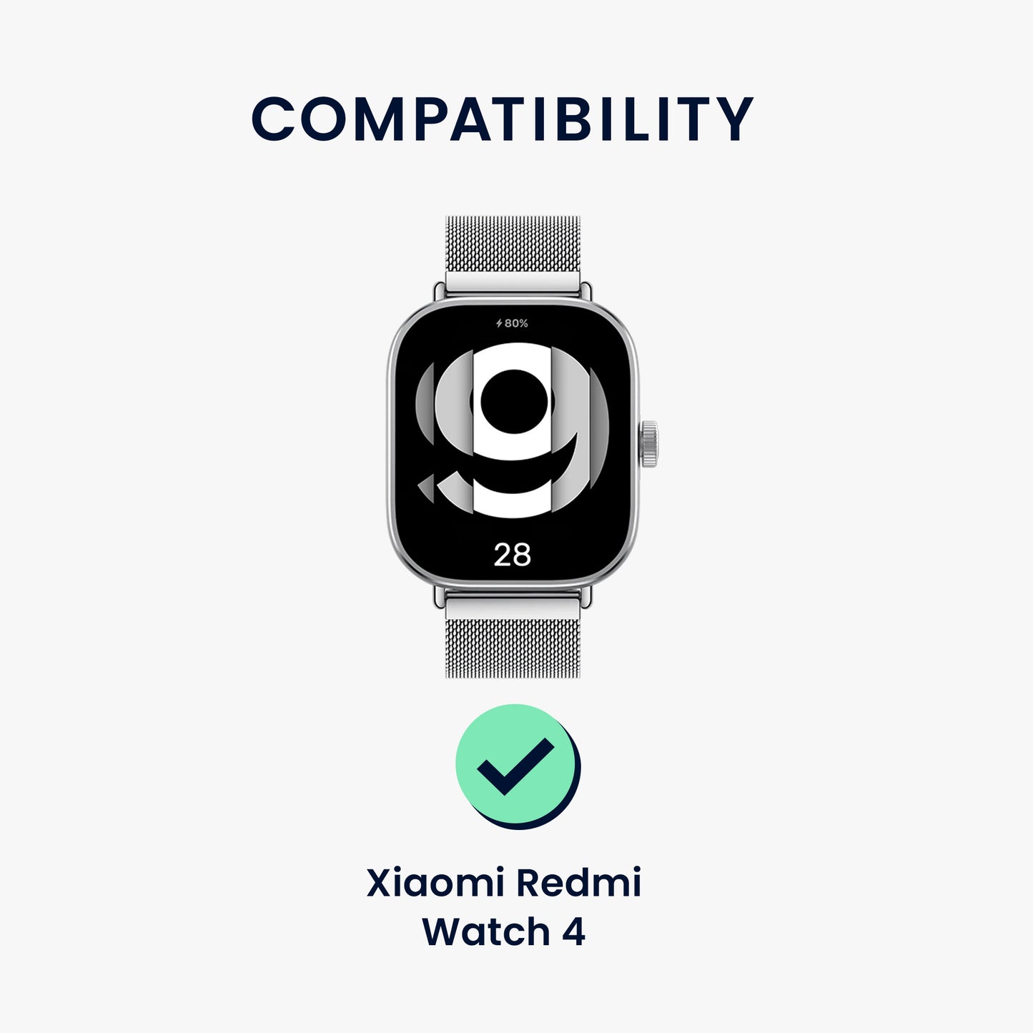 kwmobile Schutzfolie kompatibel mit Xiaomi Redmi Watch 4 Folie Fitness Tracker robuster Displayschutz