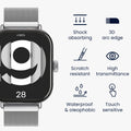 kwmobile Schutzfolie kompatibel mit Xiaomi Redmi Watch 4 Folie Fitness Tracker robuster Displayschutz