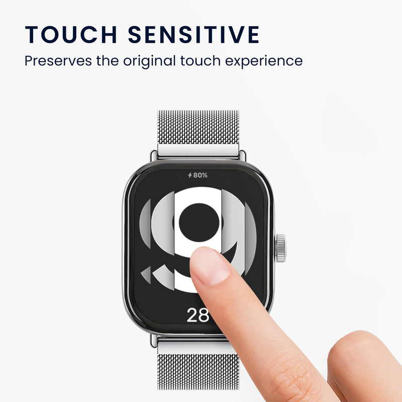 kwmobile Schutzfolie kompatibel mit Xiaomi Redmi Watch 4 Folie Fitness Tracker robuster Displayschutz