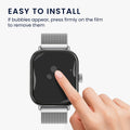 kwmobile Schutzfolie kompatibel mit Xiaomi Redmi Watch 4 Folie Fitness Tracker robuster Displayschutz