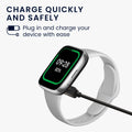 kwmobile USB Kabel Charger kompatibel mit Xiaomi Redmi Watch 4 / Watch 3 Active / Lite / Smart Band 8 / 8 Pro / Band 2 Ladekabel Smart Watch Ersatzkabel Fitnesstracker Aufladekabel