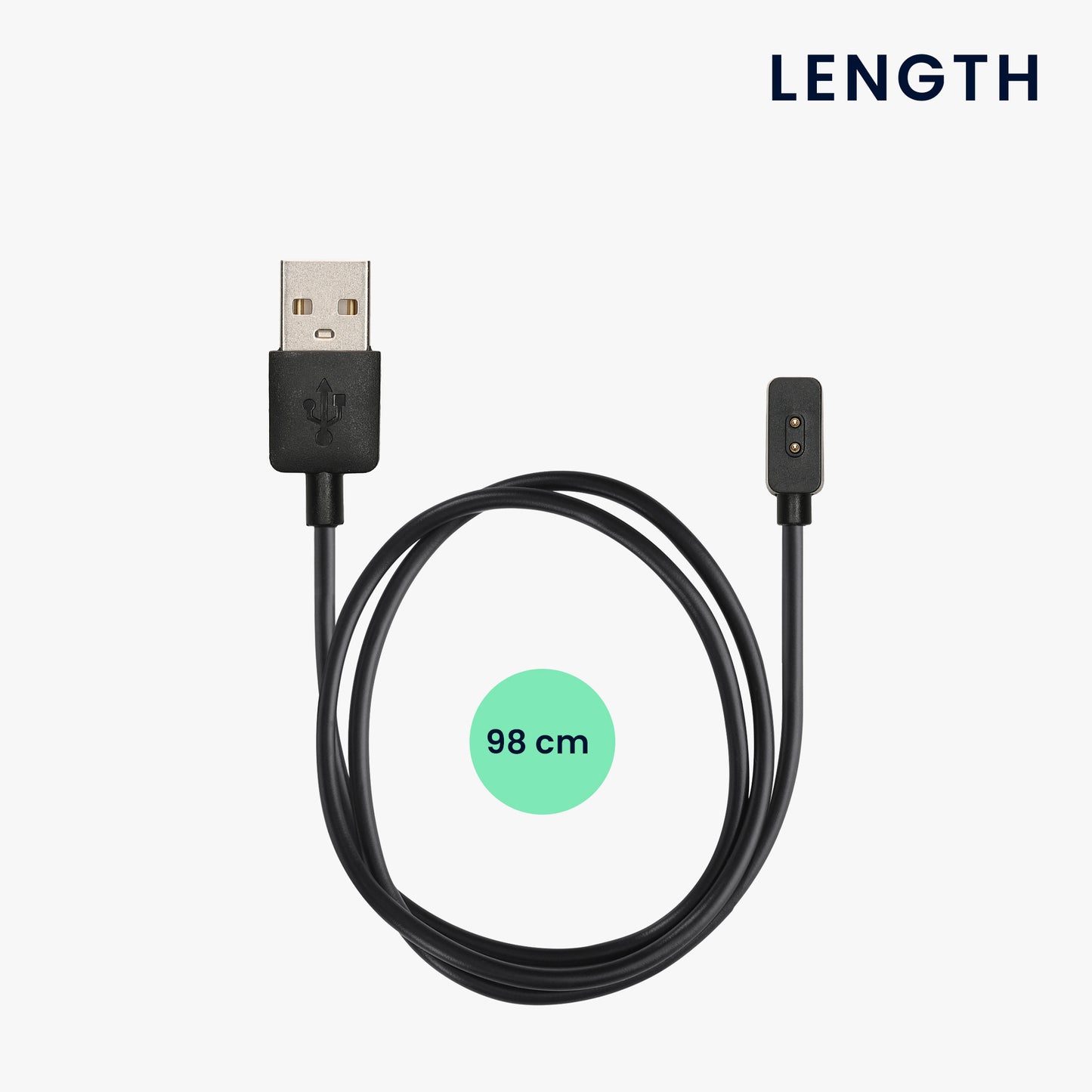 kwmobile USB Kabel Charger kompatibel mit Xiaomi Redmi Watch 4 / Watch 3 Active / Lite / Smart Band 8 / 8 Pro / Band 2 Ladekabel Smart Watch Ersatzkabel Fitnesstracker Aufladekabel