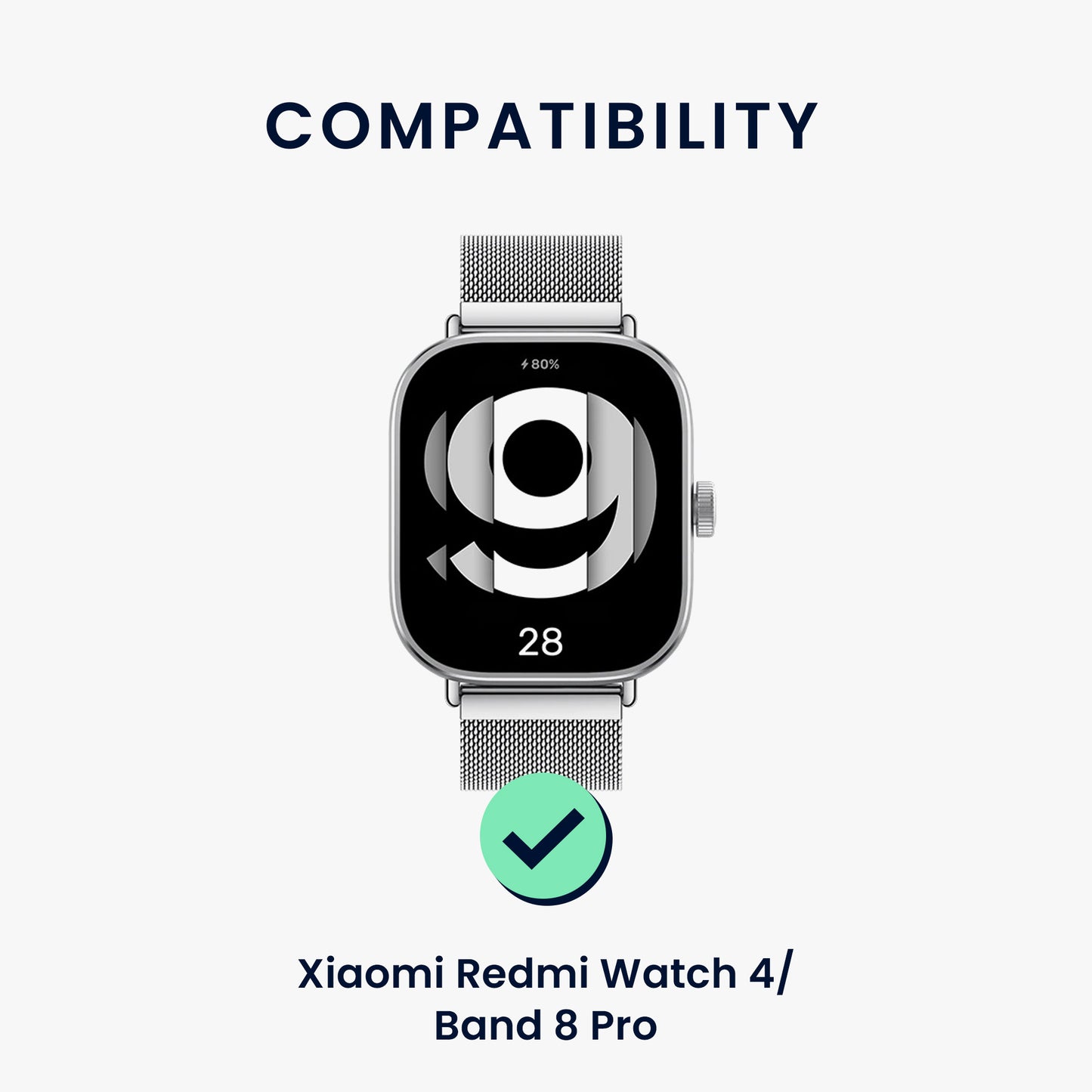 kwmobile Uhrenarmband für Xiaomi Redmi Watch 4 / Band 8 Pro Armband Fitnesstracker Band Set Ersatzarmband Smartwatch