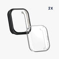 kwmobile Silikon Hülle für Amazfit Active (A2211) Schutzhülle Fullbody Display Cover Set