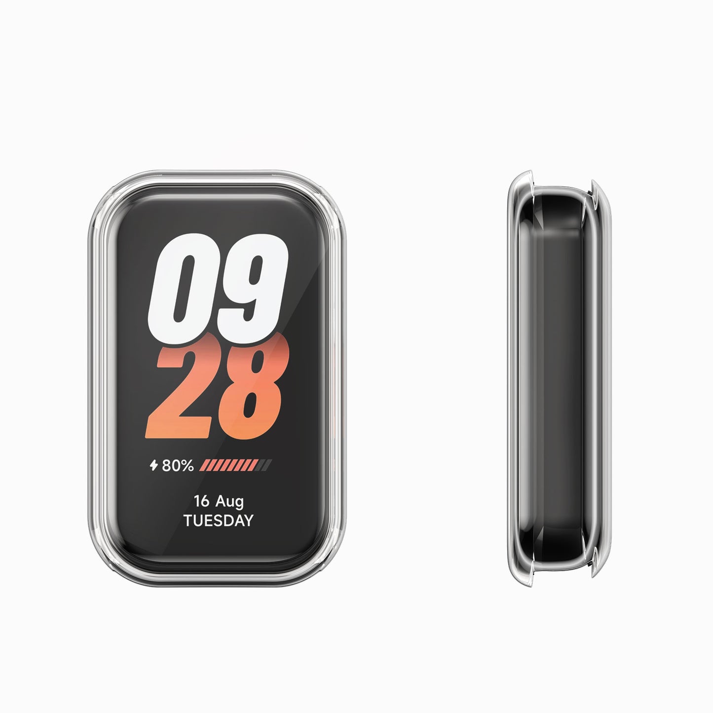 2x Hülle für Xiaomi Smart Band 8 Active / Redmi Band 2