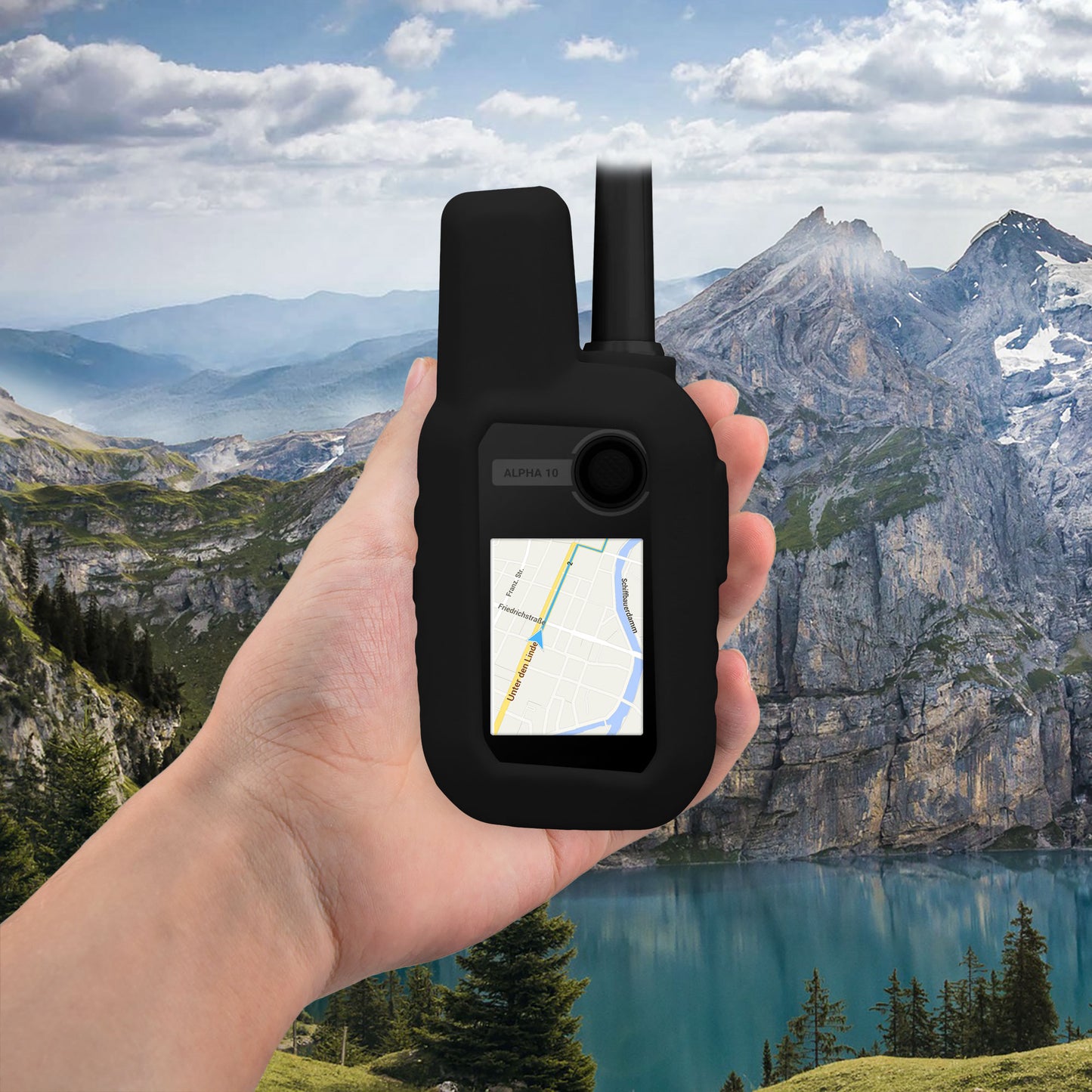 kwmobile Hülle kompatibel mit Garmin Alpha 10 - Schutzhülle für GPS Handgerät