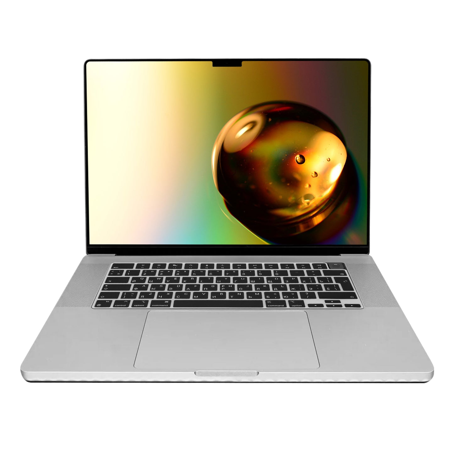kwmobile Tastaturschutz für Apple MacBook Pro 14" (2023) M2 A2779 / M3 A2918 / M3 A2992 QWERTY Russisch Keyboard Cover Abdeckung