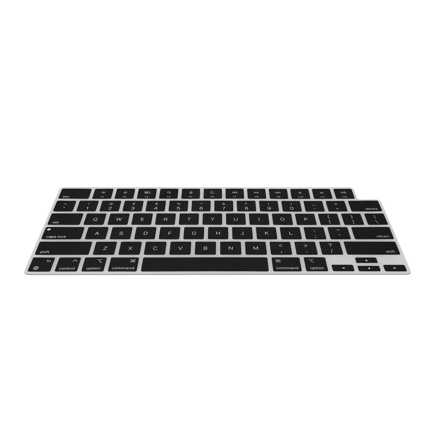 kwmobile Silikon Tastaturschutz für Apple MacBook Pro 16" (2023) M2 A2780 / M3 A2991 - QWERTY US Keyboard Cover Abdeckung - Schwarz Schwarz  