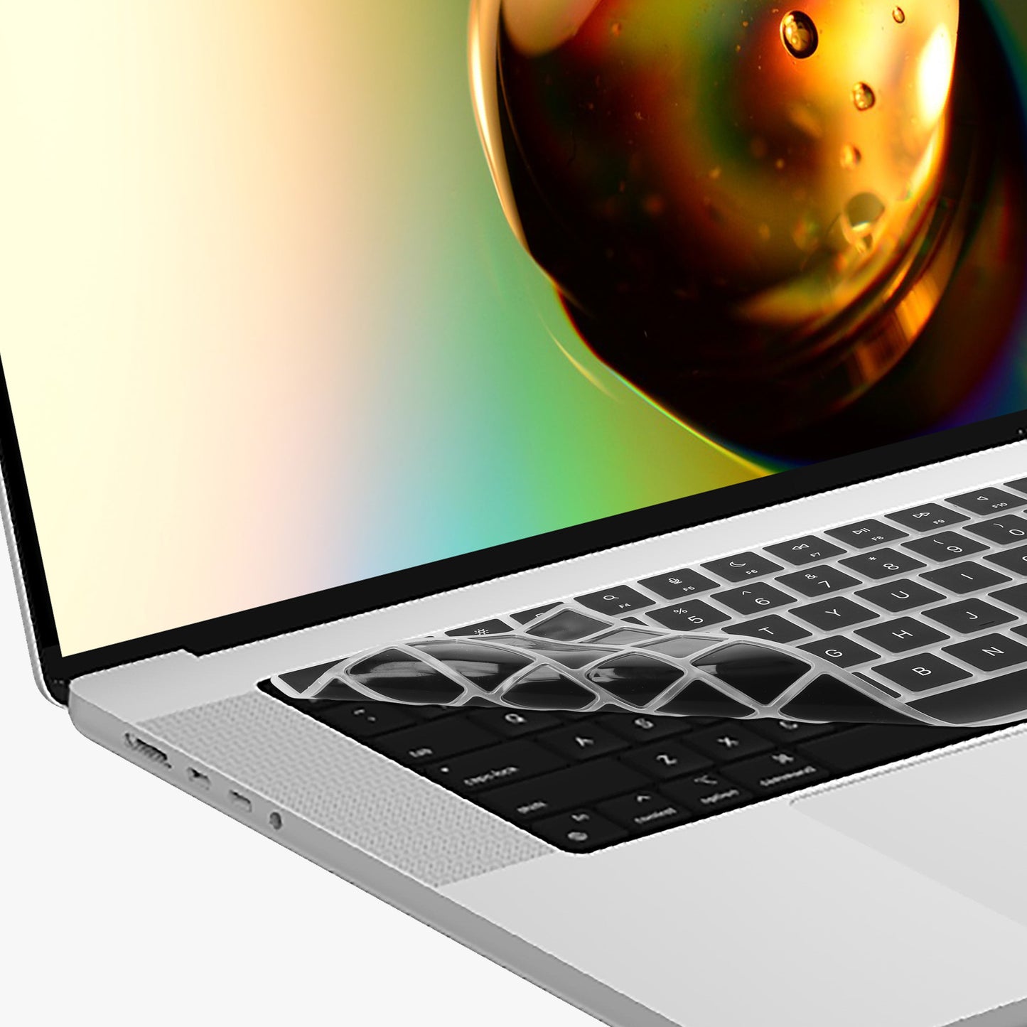 kwmobile Tastaturschutz für Apple MacBook Pro 16" (2023) M2 A2780 / M3 A2991 QWERTY US Keyboard Cover Abdeckung